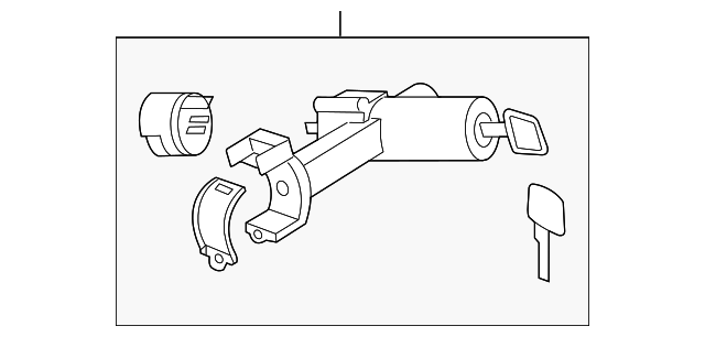 Genuine Nissan Ignition Lock Cylinder 48700-ZT50A | eBay