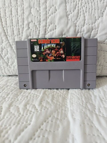 Donkey Kong Country SNES Super Nintendo Authentic Cartridge Only TESTED