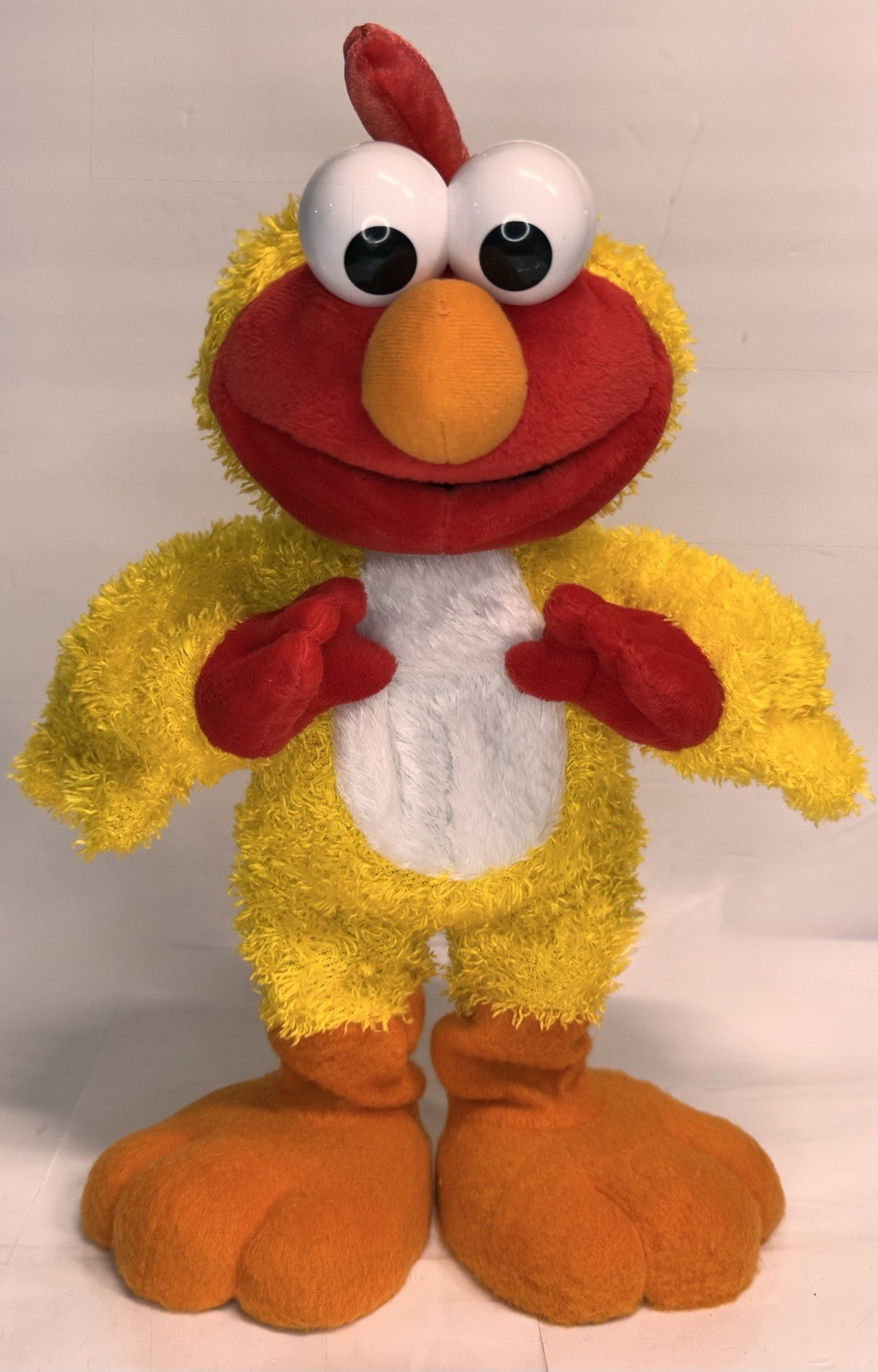 Fecha de lanzamiento 2001 Original Fisher-Price Chicken Dance Elmo! Vibrante ¡Perfecto Estado!