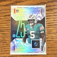 Carte Panini 2023 Jalen Ramsey #9 Top 100 Players 2022 - Blue Foil - Miami Dolphins