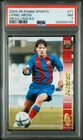 2004-05 PANINI SPORTS MEGA CRACKS #71 LIONEL MESSI ROOKIE RC PSA 7