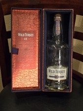 Wild Turkey 12 Year Empty Unrinsed Bottle And...