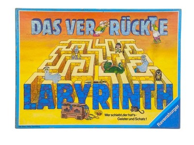 Das verrückte Labyrinth Ravensburger Brettspiel Familienspiel Vintage 1986