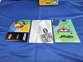 Los Simpson: Bart vs. el Mundo Nintendo NES CIB Abierto Juego Sellado Por Favor Leer