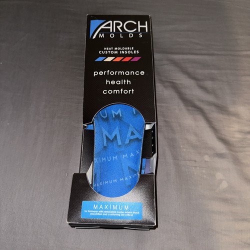 ARCH MOLDS Heat Moldable Insoles (Size 10-10.5 Men’s) (Size 11.5-12 Women’s) - Afbeelding 1 van 3