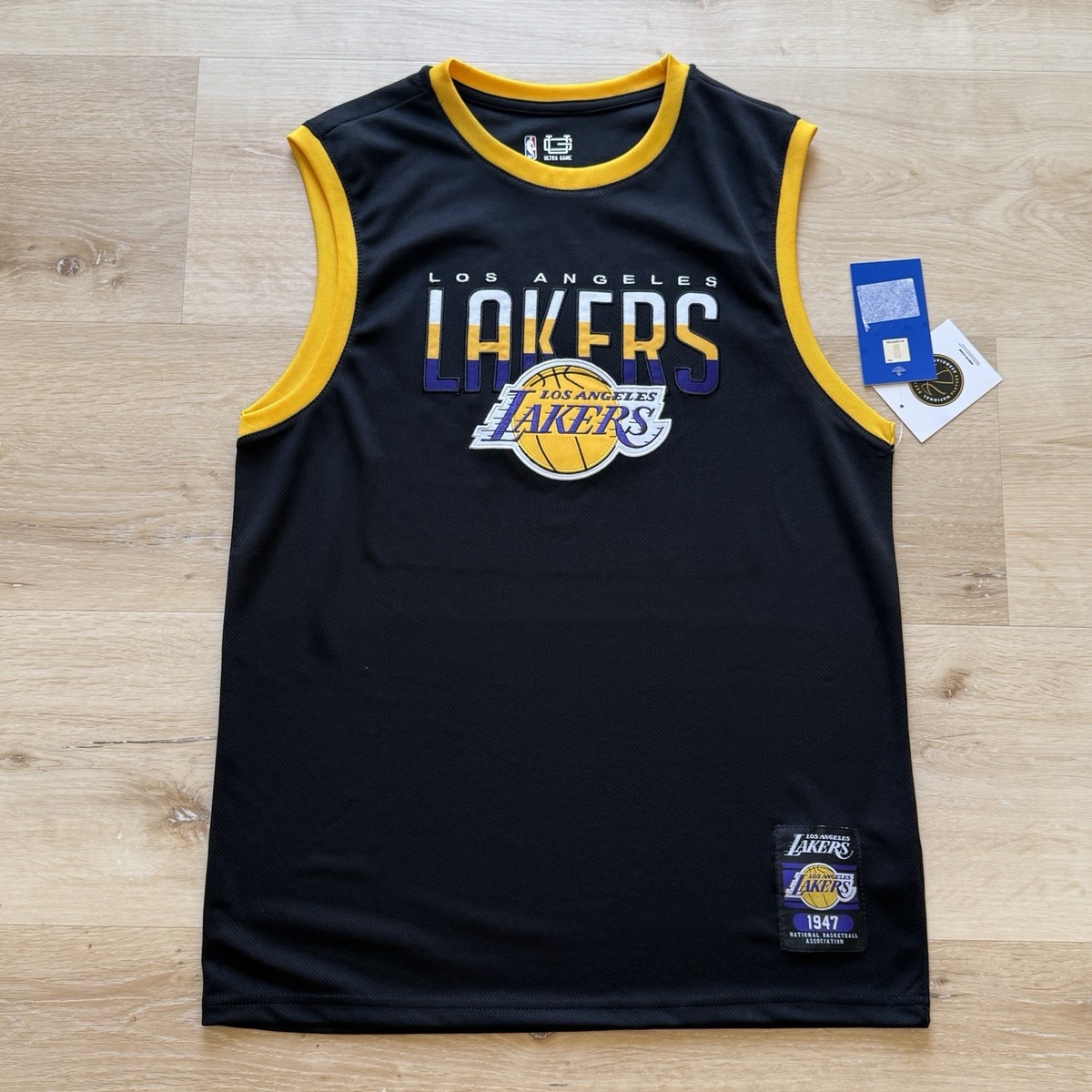 NBA Youth LA Lakers LeBron James #23 Youth Jersey Basketball Black