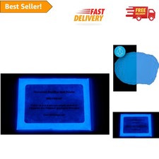Waterproof Fluorescent Blue Glow in The Dark Pigment - 12g for Arts Crafts