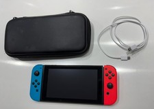 Nintendo Switch Console 32GB Neon Blue Red Joycons IMPROVED BATTERY