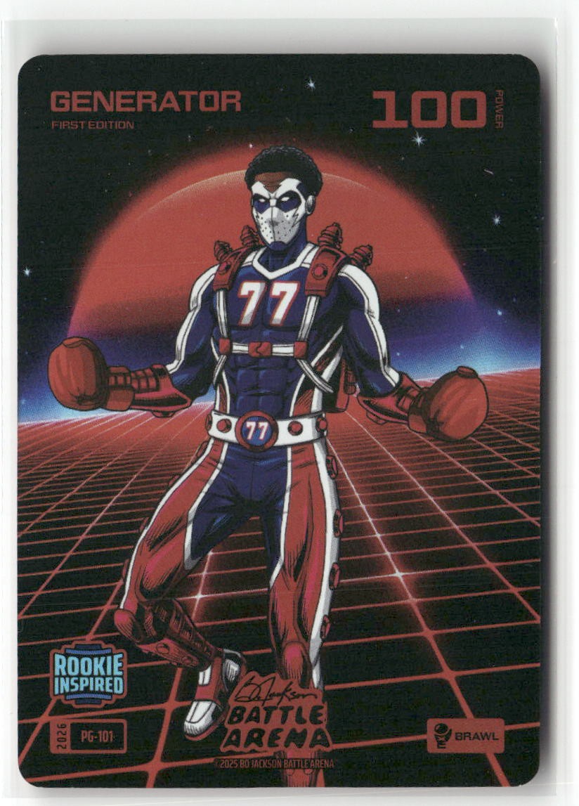 2026 Bo Jackson Battle Arena #PG-101 VJ Edgecombe GENERATOR Power Glove