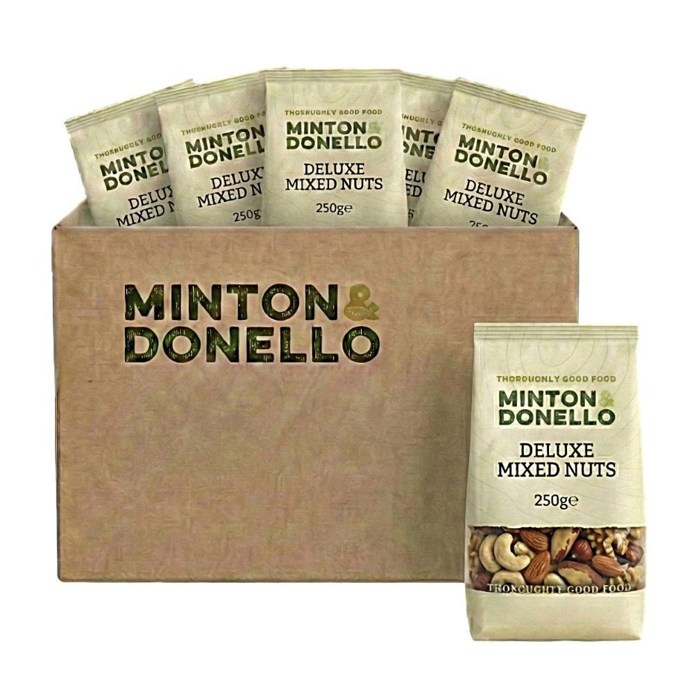 Minton & Donello Deluxe Mixed Nuts Selection 6 x 250g