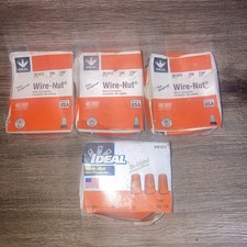 4 Boxes Ideal Wire Nuts - 30-073 Orange 100 Count Box  but See Notes
