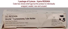 1 Package of 5 Vyaire Medical RES240A AirLife Tracheostomy Tube Holder