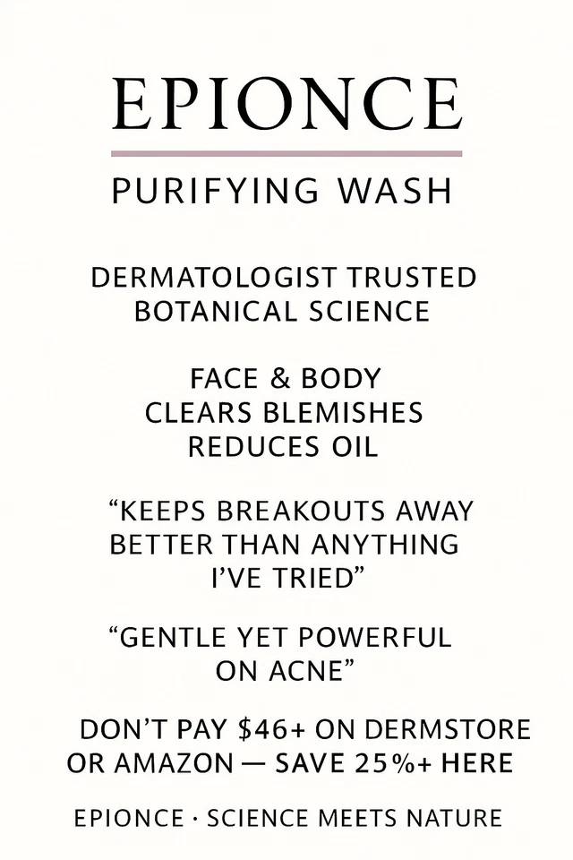 Epionce Jabón Purificante 8oz Limpiador Facial y Corporal, Tratamiento para Acné y Manchas Sellado Foto 4 de 4