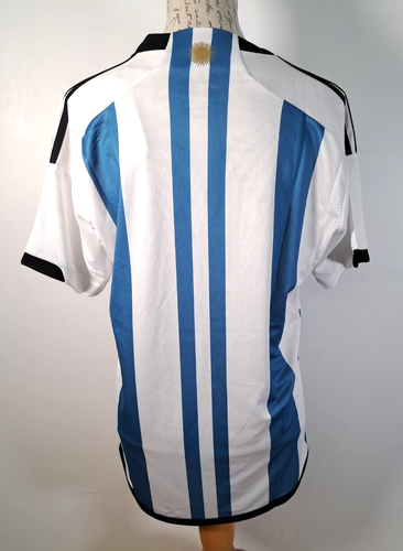 ADIDAS ARGENTINA 22 Home Jersey Qatar Short Sleeve BNWT Women's XL Slim Fit - Picture 10 of 19