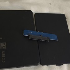 Black External USB 3.0 Hard Drive Enclosures w/ Drive Connector Board