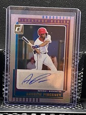Andrew Pickney 2025 Donruss Signature Series Auto - Nationals