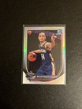 2025-26 Bowman Chrome Micah Peavy Rookie Red Shied Refractor SSP BRR-41 Pelicans
