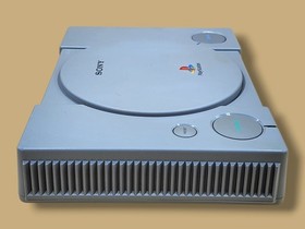 1995 Sony PlayStation PS1 SCPH-1001 Grey Video Game Console w/ Carrying Bag