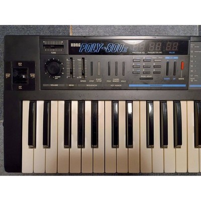 KORG Poly-800 II 49-Key Analog Synthesizer Vintage Serviced Tested Working Japan