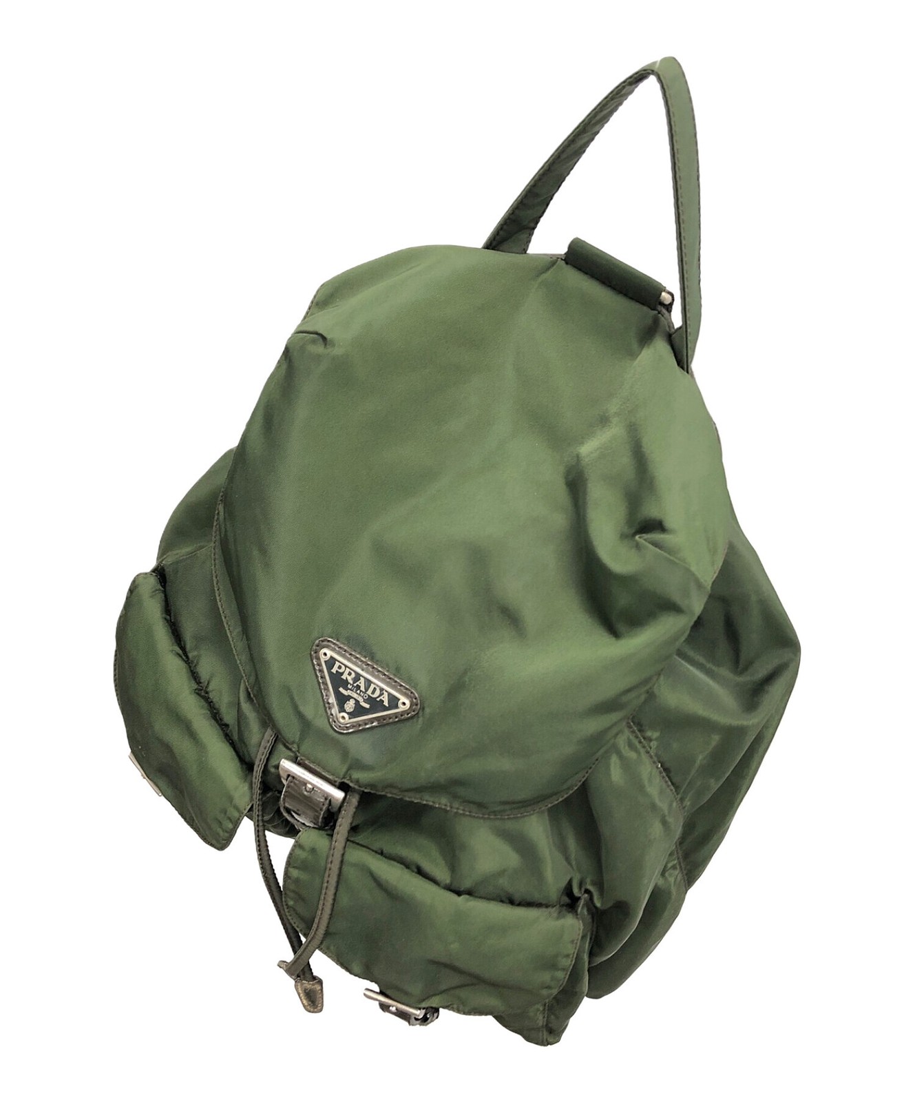 Prada Backpack Daypack Triangle Logo Tessuto Nylo… - image 6