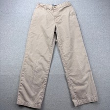Polo Ralph Lauren Boys Chino Pants Sz 14 Khaki Classic Cotton Twill Preppy