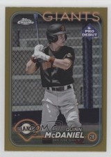 2024 Topps Pro Debut Chrome Gold Refractor 10/50 Quinn McDaniel #PDC-136 hn8