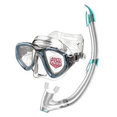 Seac Clear Antifog Maske & Fast Snorkel Set