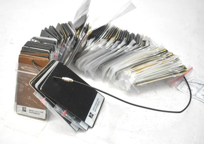Lot of 75 Kalco Color Samples Set Metal Cards 3-1/2'' x 2'' Multi Colored