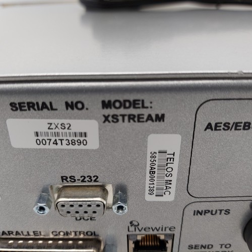 Telos Zephyr X Stream ISDN Codec Digital Audio Transceiver - Picture 6 of 8