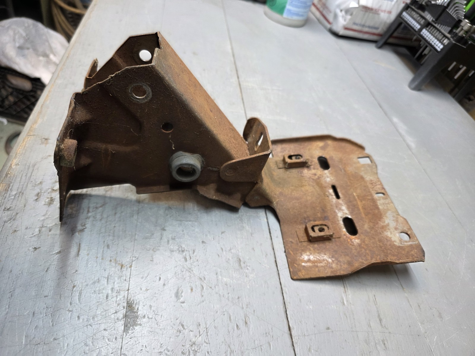 1970 Mustang Cougar Power Brake & Clutch Pedal Support Bracket OEM D0ZZ-B thumbnail 2