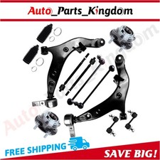 14x Front Control Arm Tie Rod Sway Bar Wheel Bearning Hub For 04-09 Nissan 3.5L