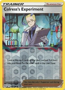 Colress's Experiment 155/196 Lost Origin Reverse Holo
