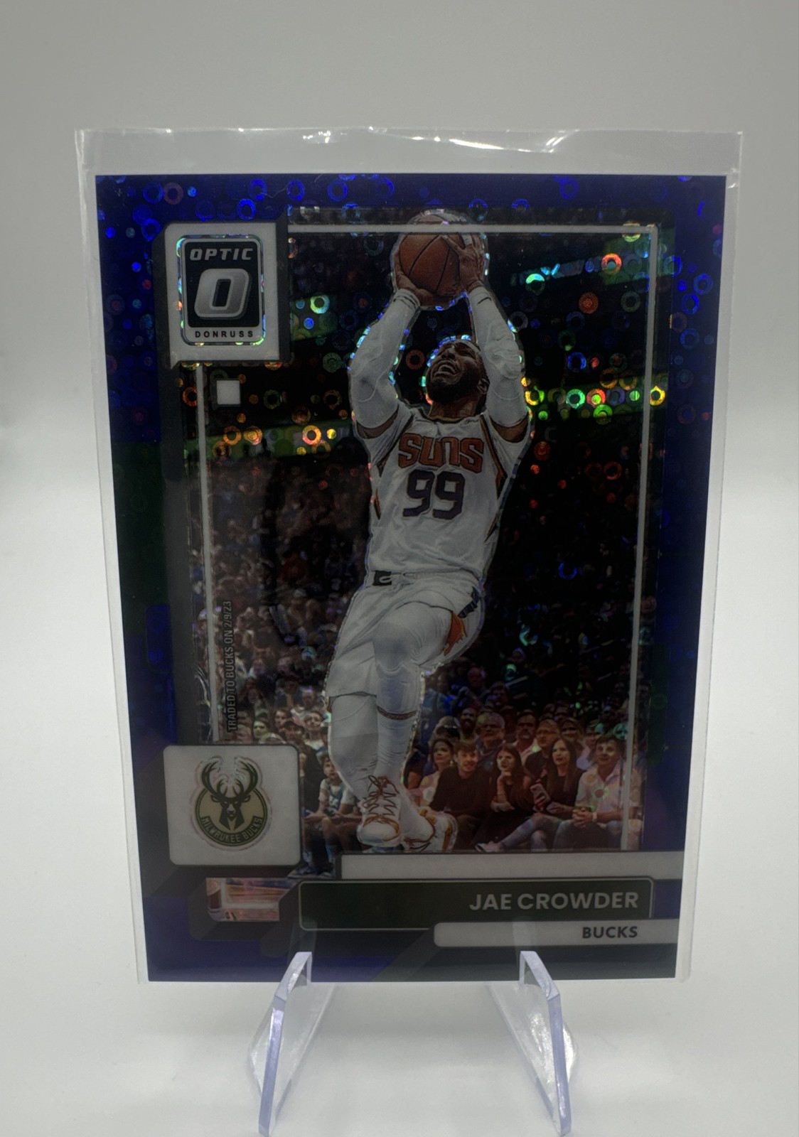 2022-23 Panini Donruss Optic - Jae Crowder #113 Purple Fast Break Prizm /99