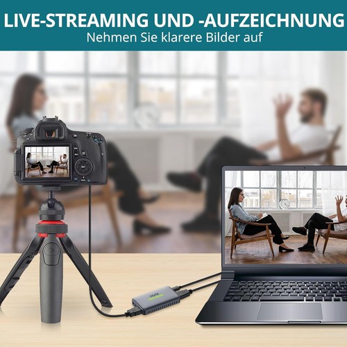 Video Capture Card 4K HDMI zu USB 3.0 Videoaufnahme Grabber für Streaming & - Bild 5 von 8