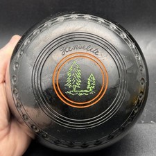 Henselite 795 UF Indoor Bowls Size 4 Heavy 00 Bias 1.95kg Set of 4 Tree motif A+