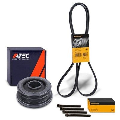 ATEC RIEMENSCHEIBE KURBELWELLE FÜR BMW 3-ER E46 5-ER E60 6-ER E63 7-ER X5 E53