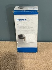Franklin Brass MAX51-MB-R Maxted Single Arm Toilet Paper Holder in Matte Black