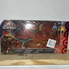 Jurassic World Legacy Collection Dr. Alan Grant & Dinosaurs Figure 6-Pack NEW