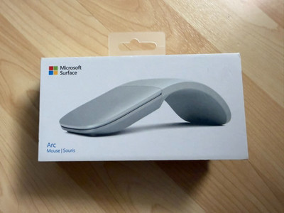Microsoft Surface Arc Touch Mouse Platinum - Wireless - Bluetooth