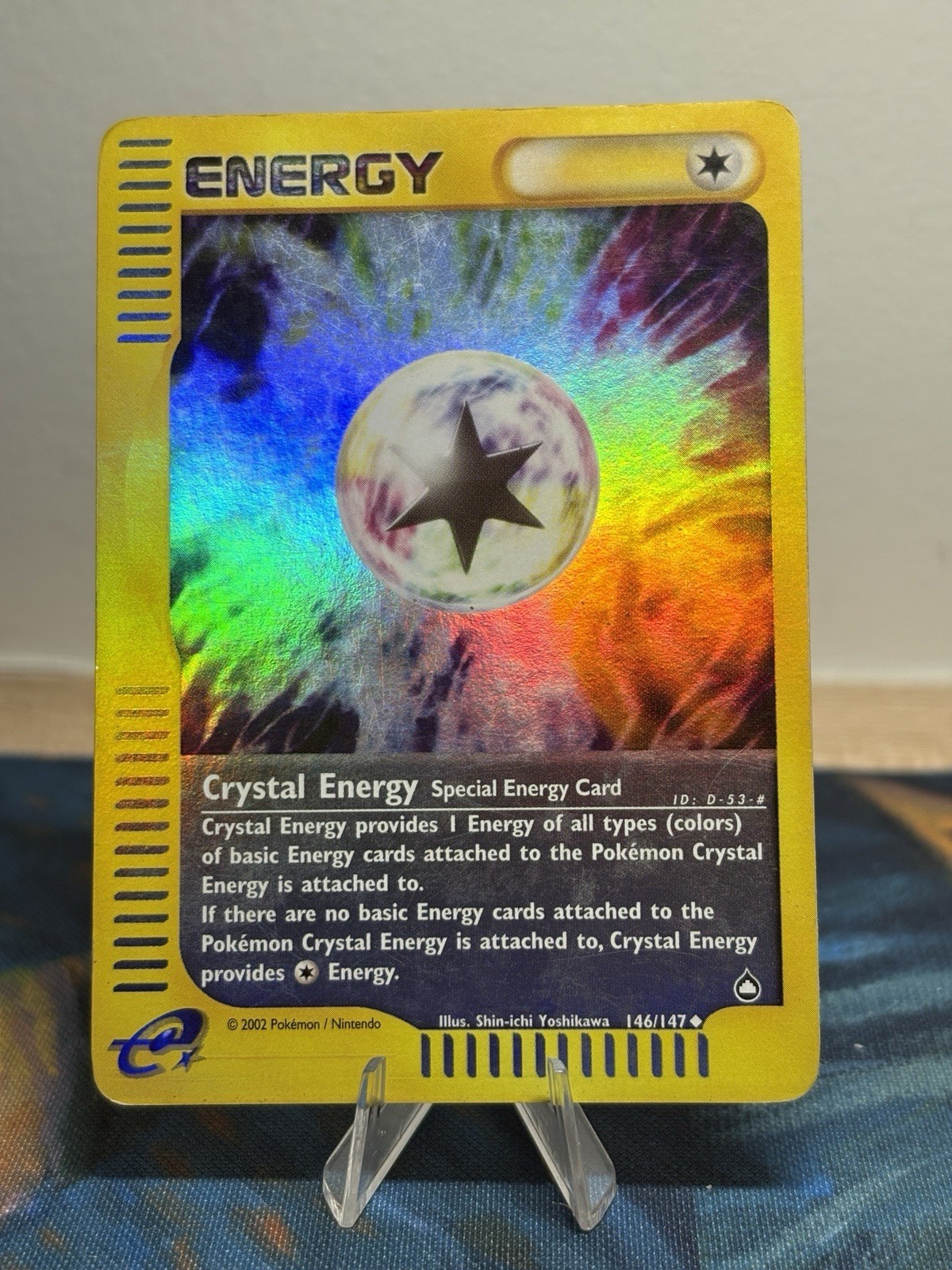 Crystal Energy 146/147 Aquapolis E Reader Series Vintage Reverse Holo Pokemon