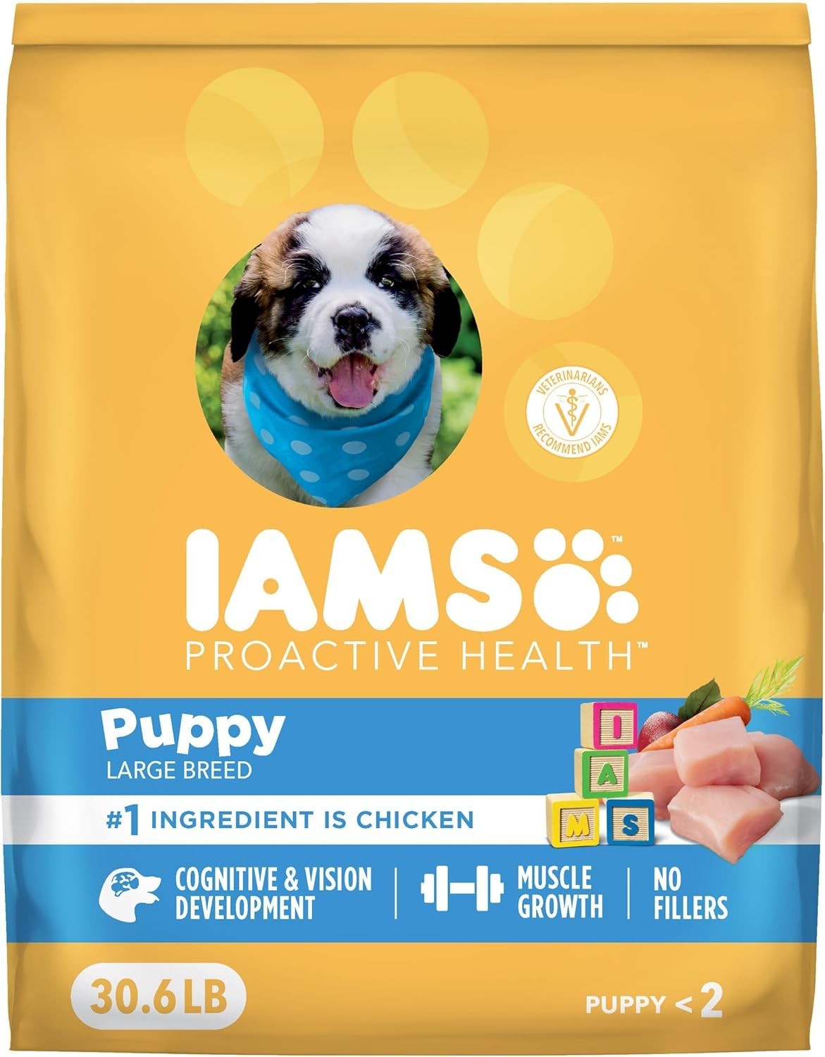 , Large Breed Premium Puppy Food 30.6 Lb. Bag