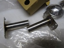 Moen CSR2155CH HARDWARE ONLY Curved Decorative Shower Rod Chrome NO ROD 