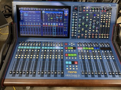 Midas HD96 Mixing console with ZCase Hydraulic Flip Case