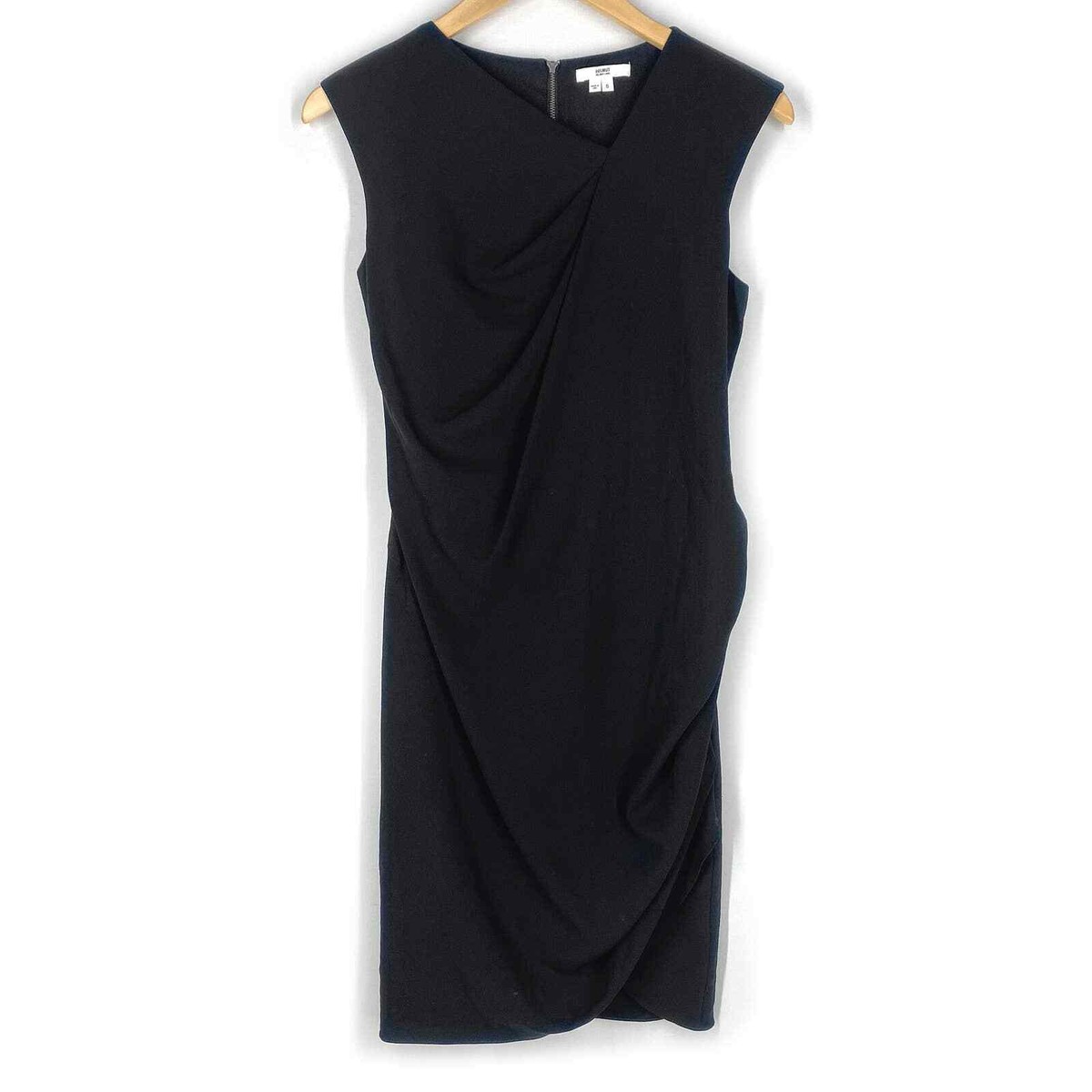 Helmut Lang Sleeveless Black Sheath Dress Formal Cocktail Knee Length Small