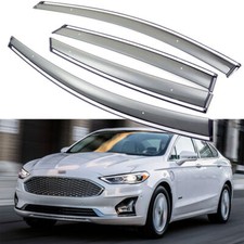 For Ford Fusion 13-2020 Window Vent Visor Deflector Shade Sunrain Guard 4x