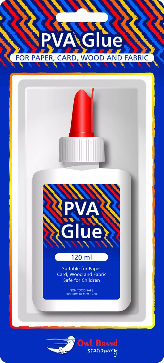 PVA Glue Bottles Stick Paper Card Wood Fabric School Craft Home Office NON  Toxic