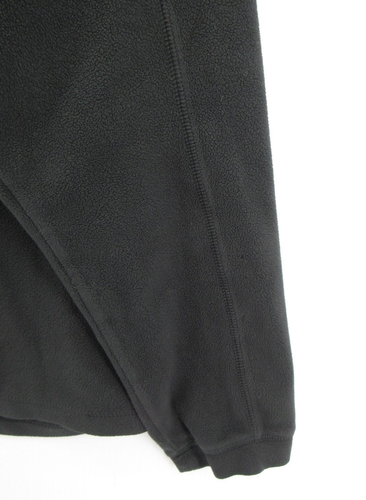 LL Bean Sweatshirt Men Large Black Fleece 1/4 Zip Pocket Pullover Outdoor Hiking - Picture 3 of 10