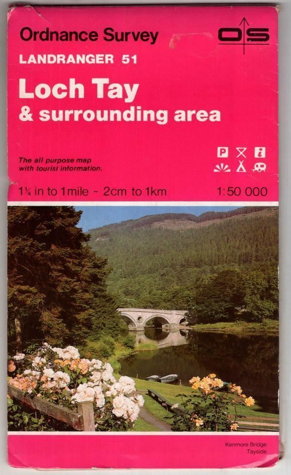 Loch Tay Landranger 51 : Ordnance Survey