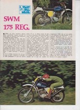advertising Pubblicità MOTO SWM 175  REGOLARITA 1975-MOTOITALIANE-ENDURO  EPOCA