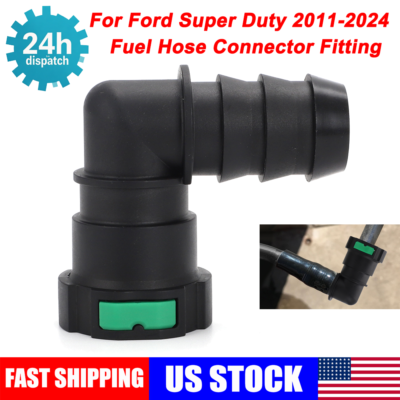 #ad #ad 1 inch 90 Degree Elbow 2 Button Quick Connect DEF Tank Connector 24mm x 24mm $6.89